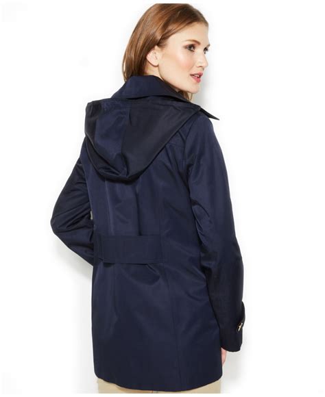 michael kors raincoat with hood